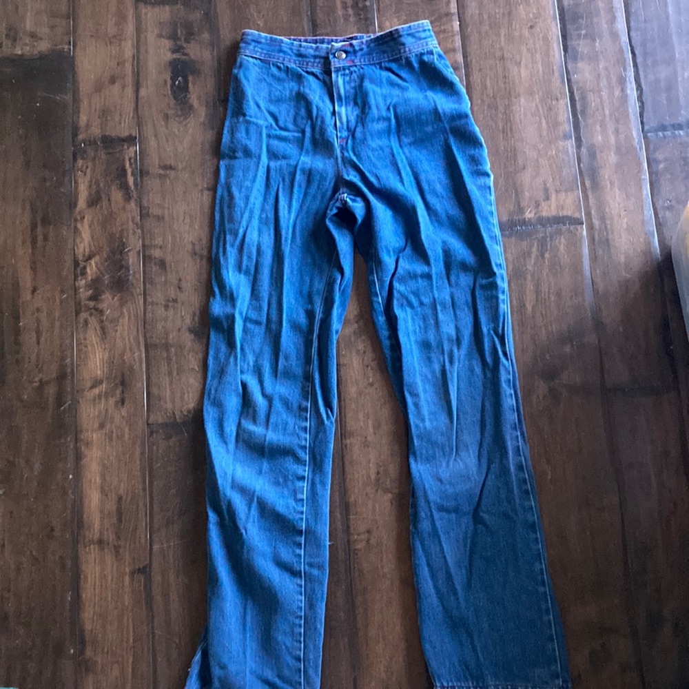 Rare vintage jeans embroidered